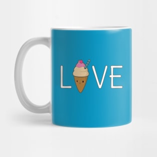 Cute Ice Cream Cone Love T-Shirt Mug